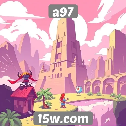 Destaques de gráficos no site de jogos A97